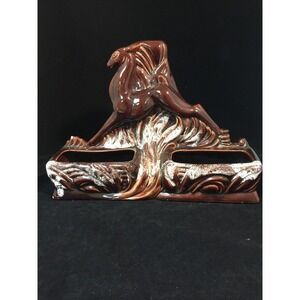 Vintage Large Deer Lamp Statue TV Television Light Planter 1950s Mid Century